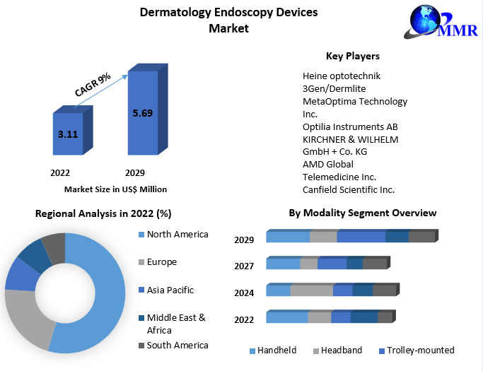 ​​​Dermatology Endoscopy Devices Market Share, Industry Growth, Business Strategy, Trends and Regional Outlook 2029