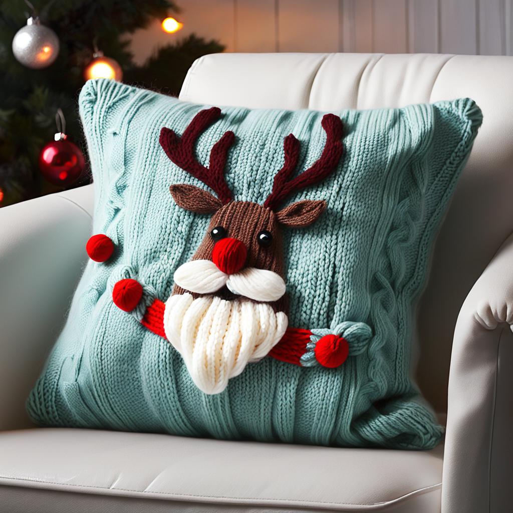 Adorable Animal-Themed Christmas Pillow Covers