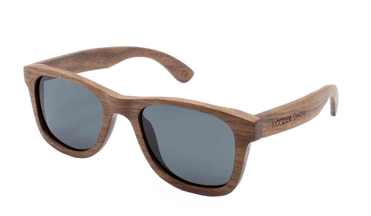 Stilvolle Sonnenbrille aus Walnussholz von Holzspecht