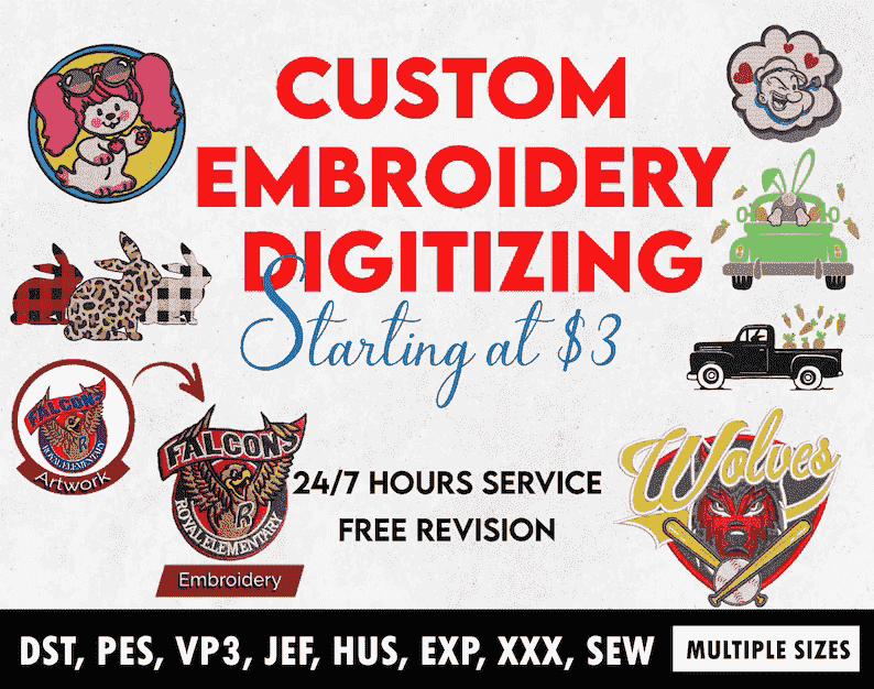 Custom Embroidery Services: Transform Your Creations