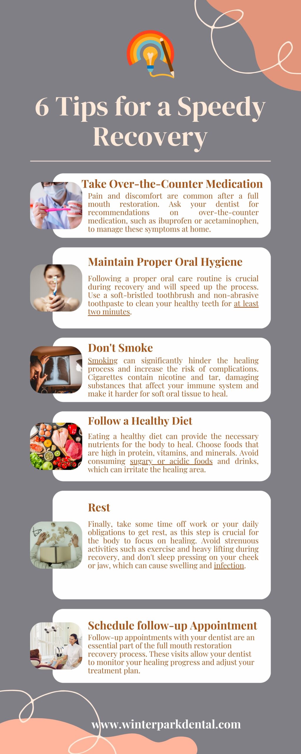 TIPS FOR A SPEEDY AND COMFORTABLE HEALING PROCESS