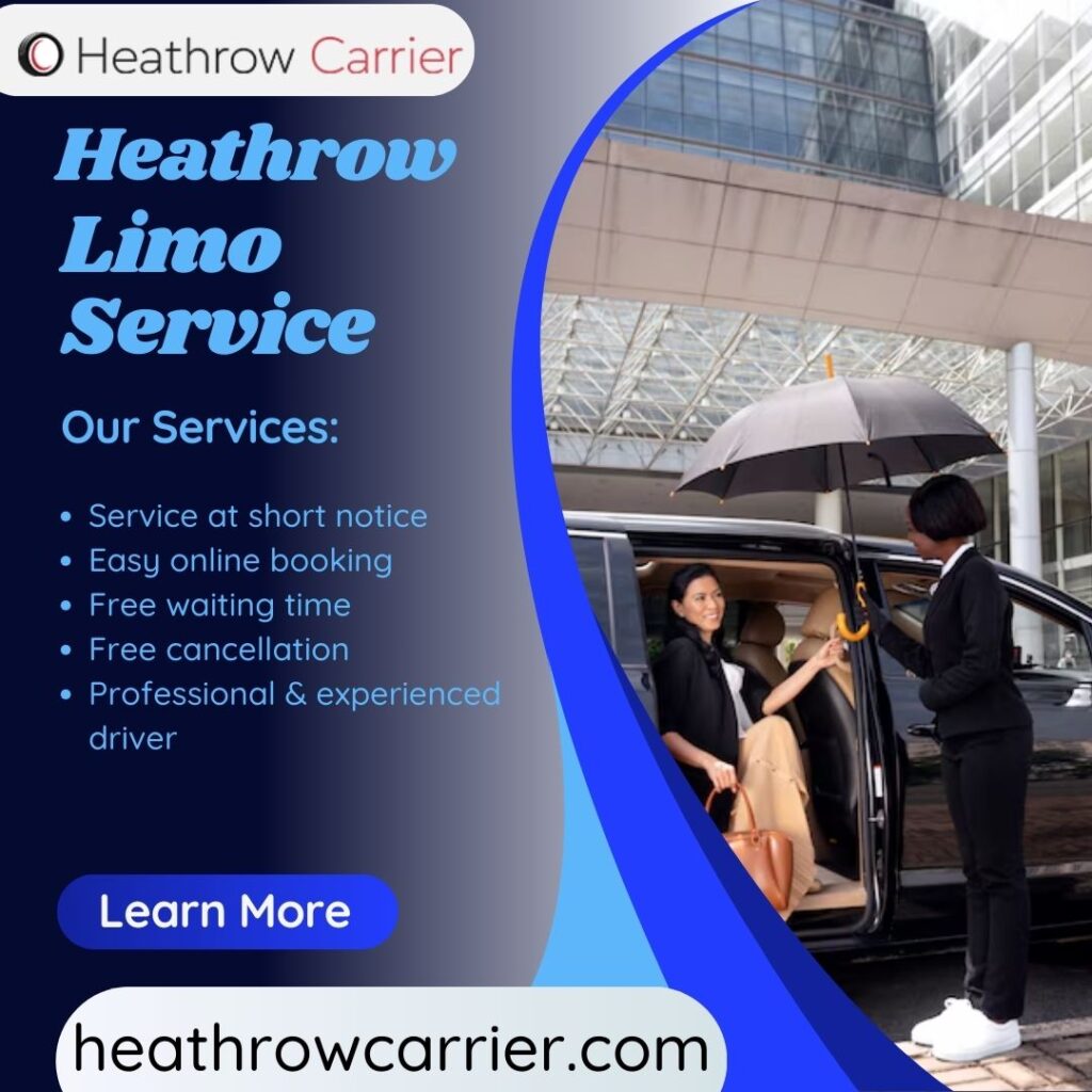 Luxury Redefined with HeathrowCarrier’s Executive Black Car