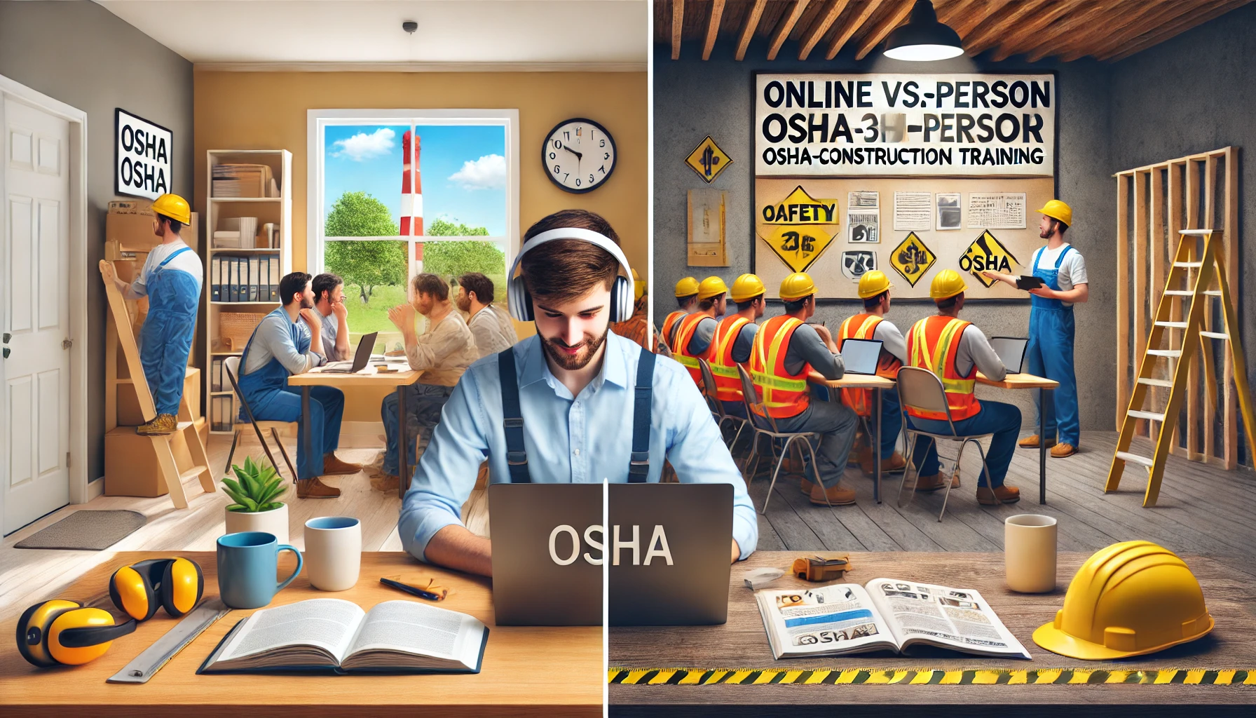 Online vs. In-Person OSHA 30-Hour Construction Training