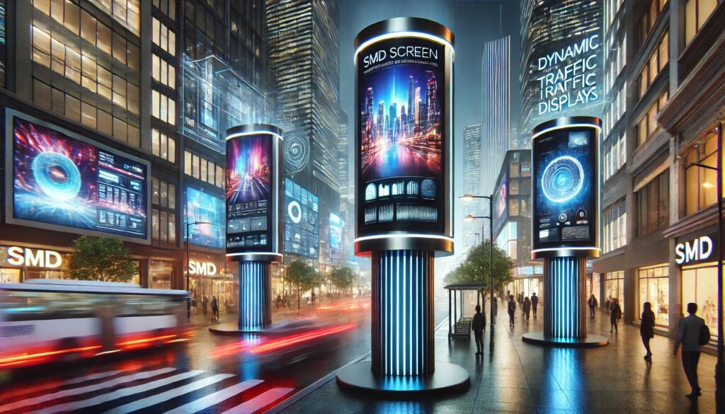 Revolutionizing Urban Spaces: SMD Screen Pole Displays