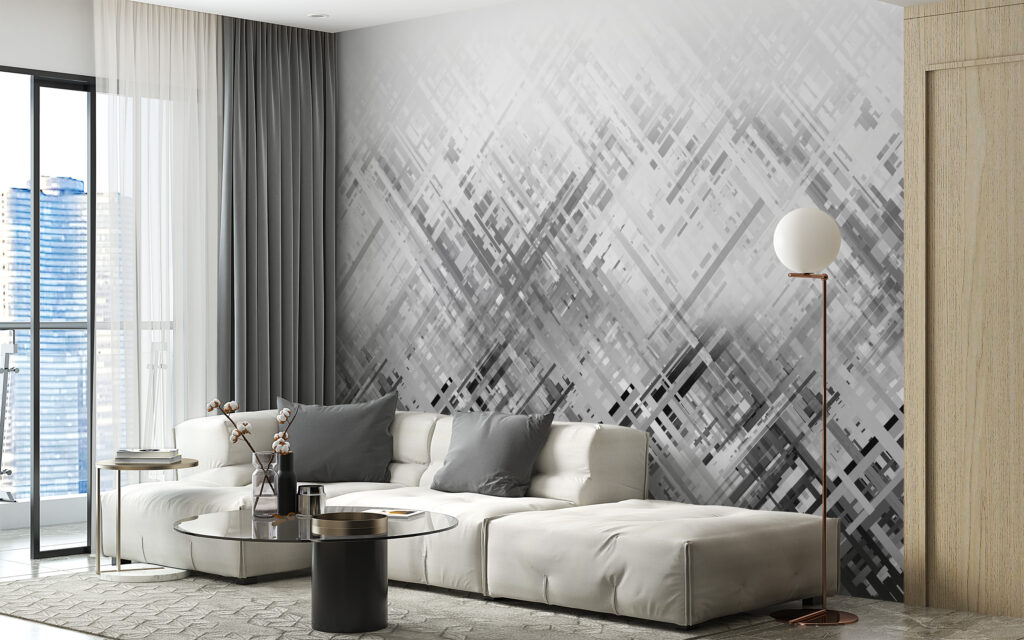 From Minimal to Maximal: Black and White Wallpaper That Work