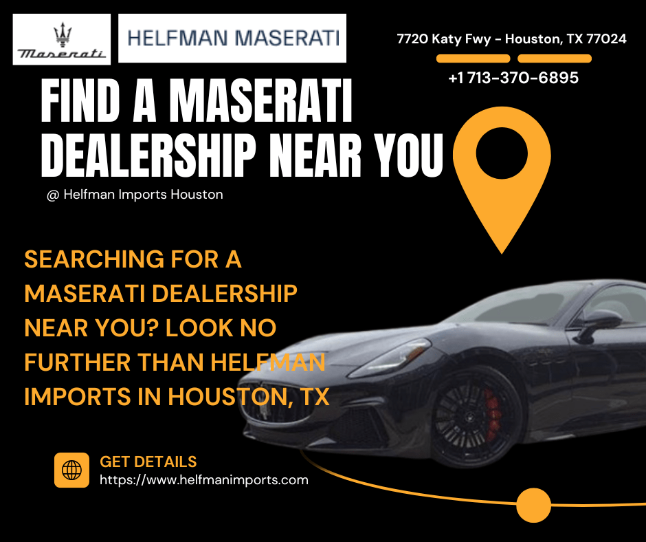 Maserati Lease Specials in Houston – Luxury for Less at Helf