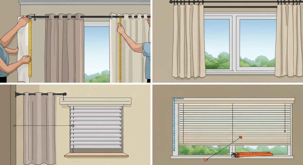 How to Install Curtains and Blinds Yourself?