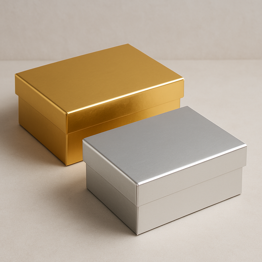 Gold & Silver Boxes: Elevating Packaging with Luxury