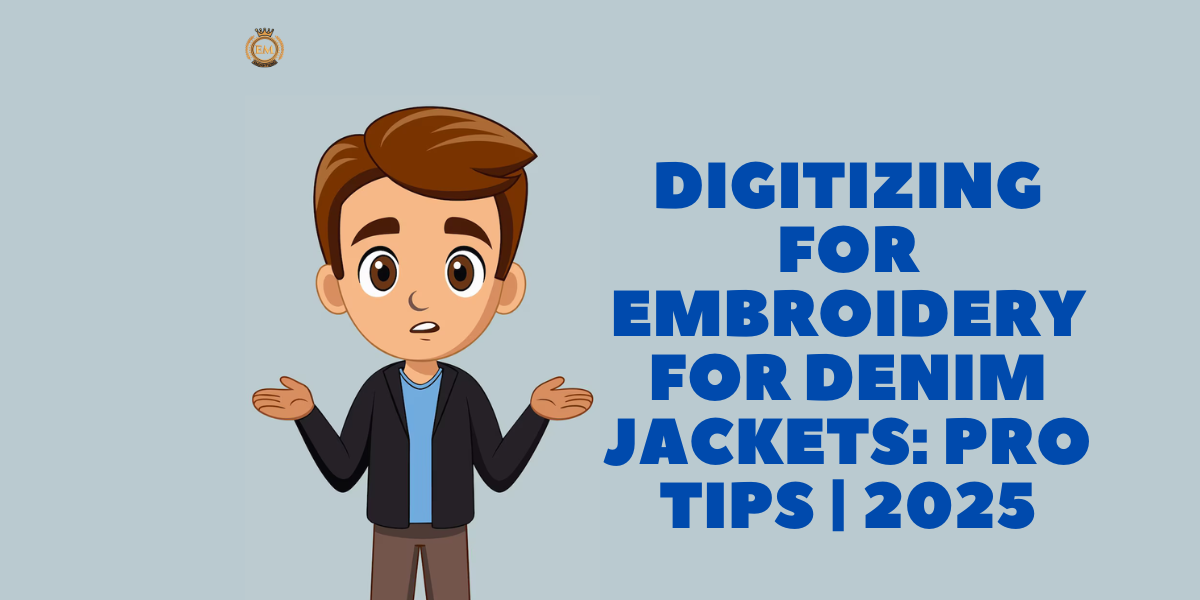 Digitizing for Embroidery for Denim Jackets: Pro Tips | 2025