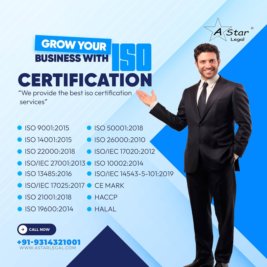 ISO Certification in Bangalore Call +91 9314321001